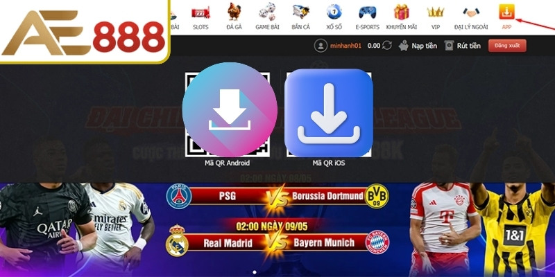 Lợi ích vượt trội khi lựa chọn tải app AE888